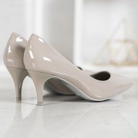 Comer Talons Vernis Confortables gris 1