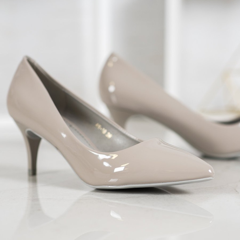 Comer Talons Vernis Confortables gris 2