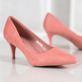 Comer talons hauts classiques rose jaune 3