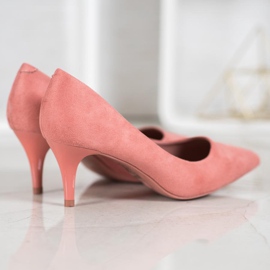 Comer talons hauts classiques rose jaune 5