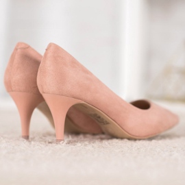 Comer talons hauts classiques rose jaune 3