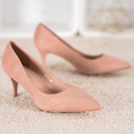 Comer talons hauts classiques rose jaune 4