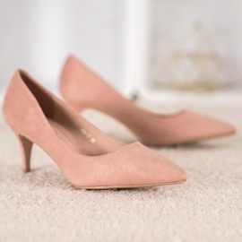 Comer talons hauts classiques rose jaune 5