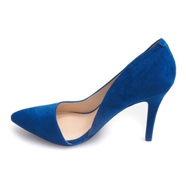 Escarpins Daim 4006 Bleu 2