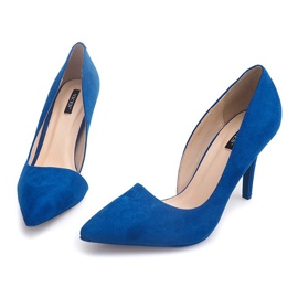 Escarpins Daim 4006 Bleu 3