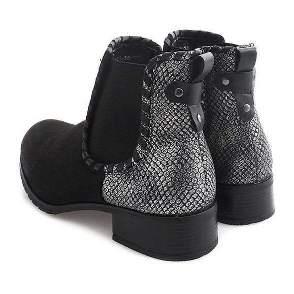 Bottes chaudes C307 Noir 1