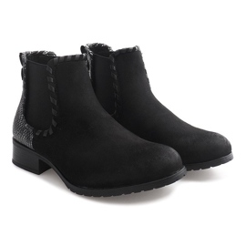 Bottes chaudes C307 Noir le noir 3