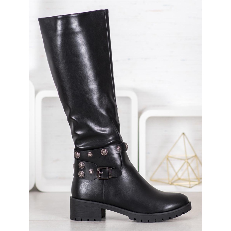 Gogo Vestes d'équitation avec jets le noir 1