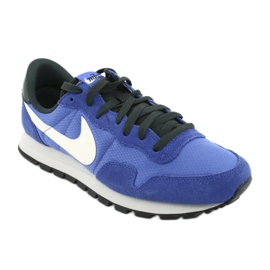 Chaussure Nike Air Pegasus 83 M 827921-401 blanche bleu gris 1