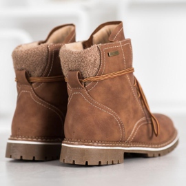 SDS Bottines à lacets avec isolation brun 3