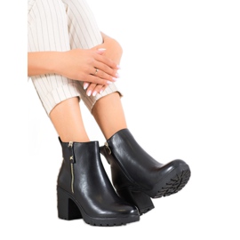 Bella Paris Bottes confortables avec isolation le noir 2