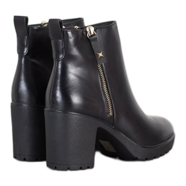 Bella Paris Bottes confortables avec isolation le noir 4