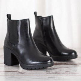 Bella Paris Bottes chaudes à talons hauts le noir 2