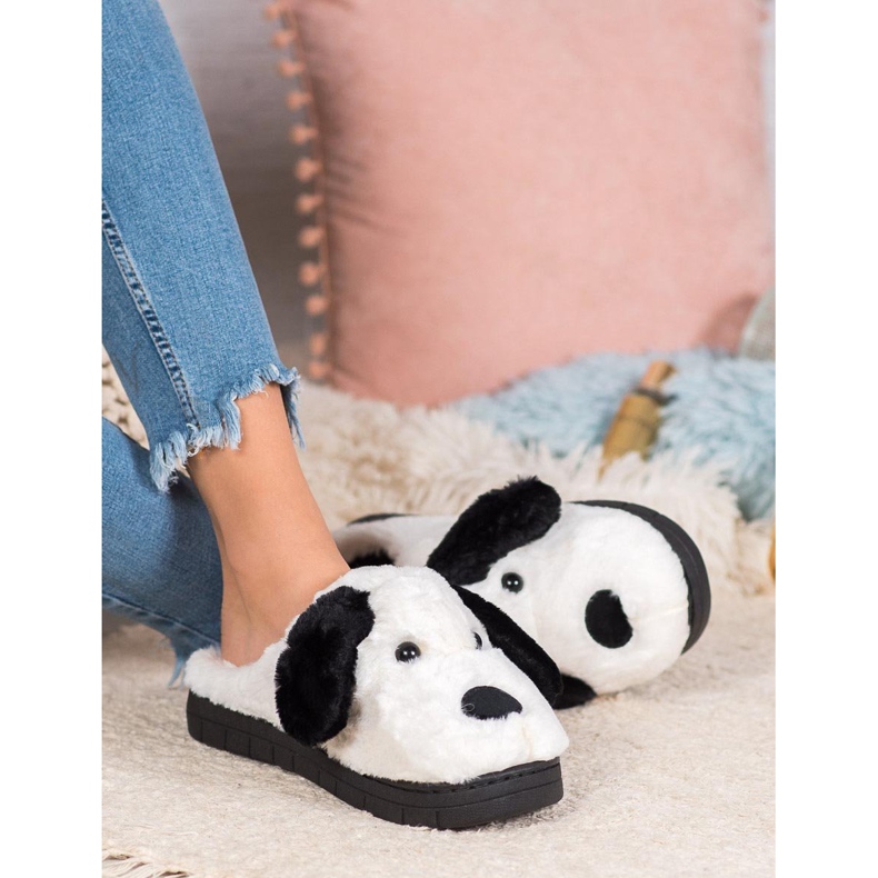 SHELOVET Pantoufles pour chiens blanc 2