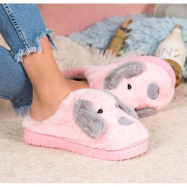 SHELOVET Pantoufles pour chiens rose 2