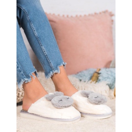 SHELOVET Chaussons chauds gris 1