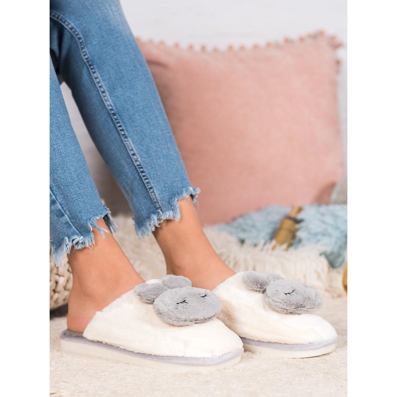 SHELOVET Chaussons chauds gris 1