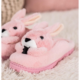 SHELOVET Chaussons lapins rose 1 SHELOVET Chaussons lapins rose 1