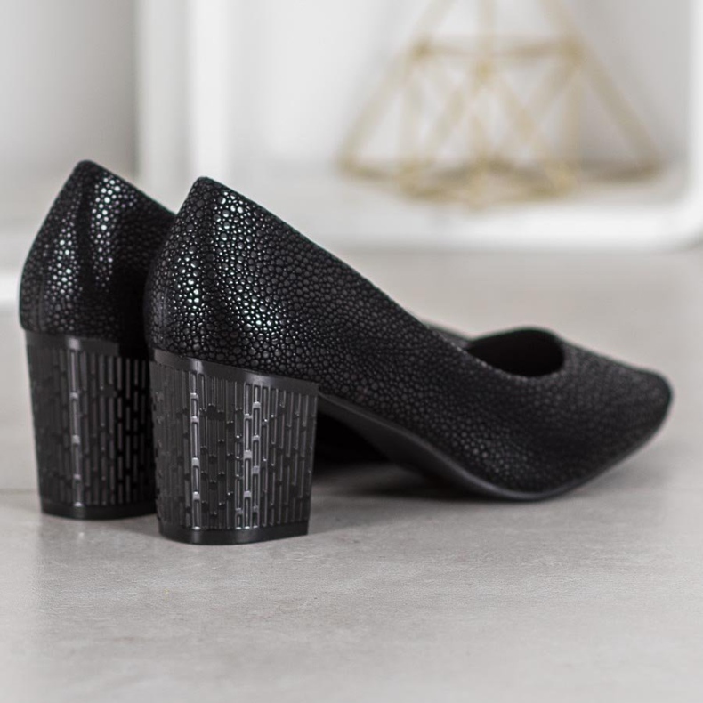 Goodin Escarpins à la mode noir 1