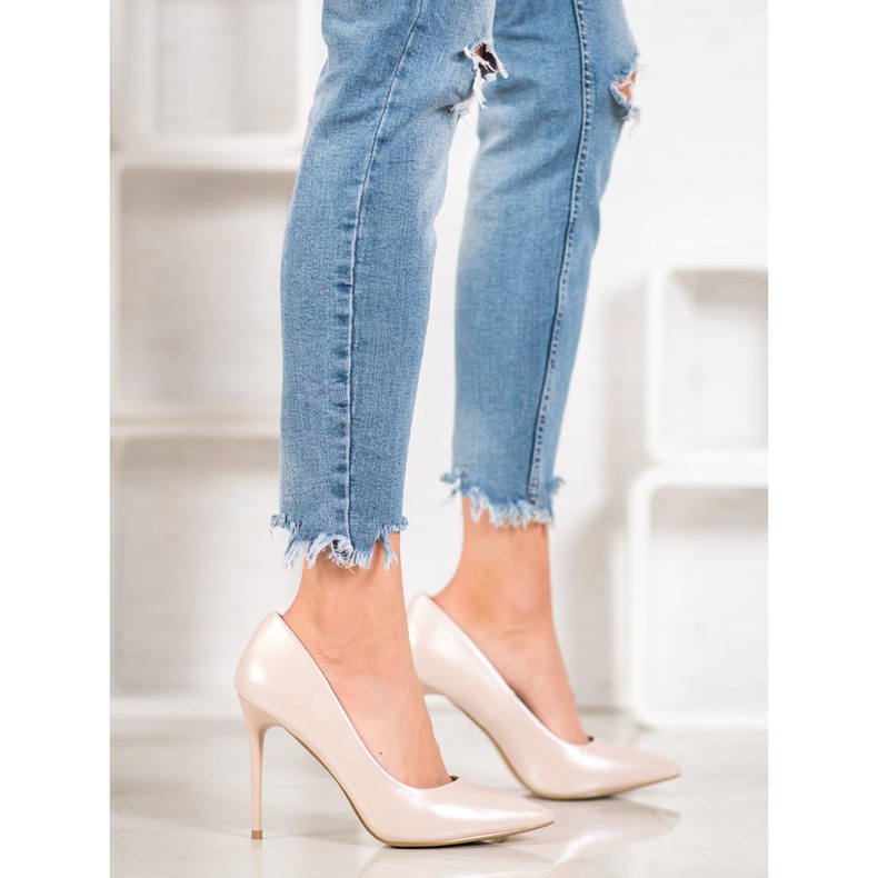 Goodin talons hauts à la mode brun 1