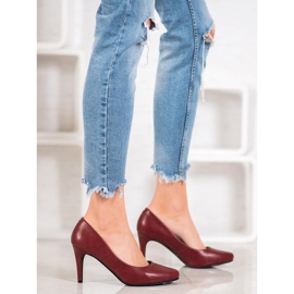 Vices Escarpins de style classique rouge 2