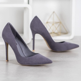 Vices Talons en daim gris 3
