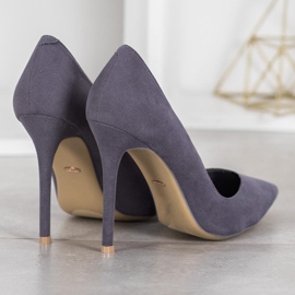Vices Talons en daim gris 4