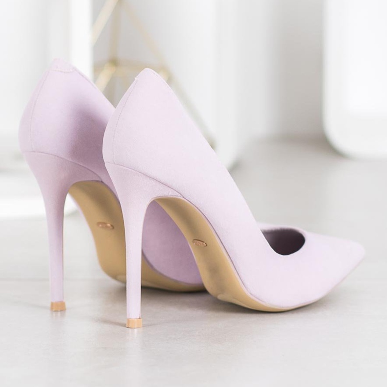 Vices Talons en daim violet 1