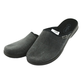 Befado chaussures pour hommes pu 548M014 noir gris 3