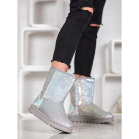 SHELOVET Mukluki Avec Paillettes gris 1 SHELOVET Mukluki Avec Paillettes gris 1