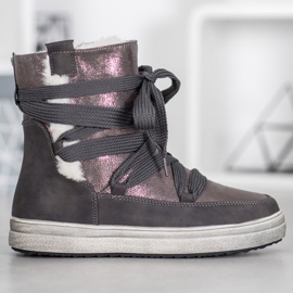 SDS Bottes de neige chaudes gris 2