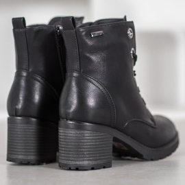 Goodin Bottes décontractées à talons hauts le noir 3
