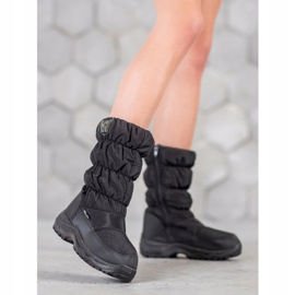 SHELOVET Bottes de neige noires 1