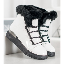 Bella Paris Bottes de neige blanches 1