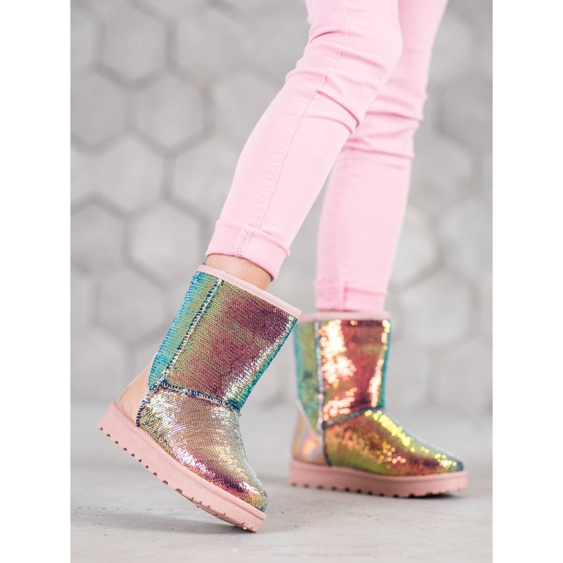 SHELOVET Mukluki Avec Paillettes multicolore 2