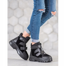 Bona Bottines à la mode noires le noir 2