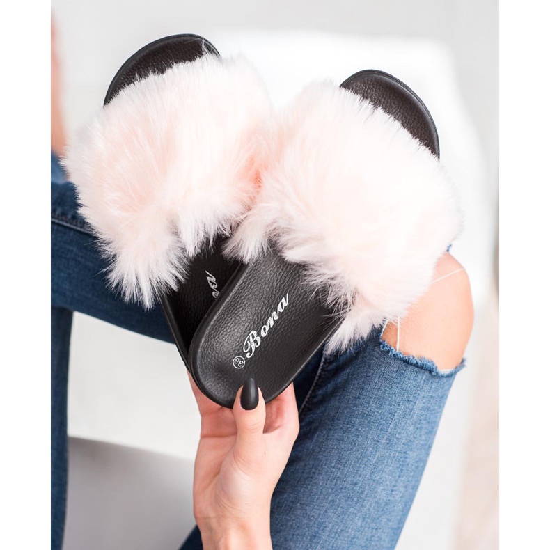 SHELOVET Pantoufles élégantes rose 2 SHELOVET Pantoufles élégantes rose 2