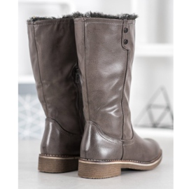 SDS Bottes avec tige enroulable gris 1 SDS Bottes avec tige enroulable gris 1