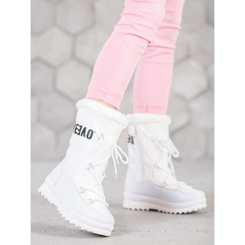 SHELOVET Aime les bottes de neige blanc 2