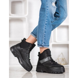 Bona Bottines à la mode noires le noir 5