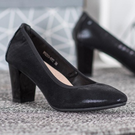 Sergio Leone Escarpins noirs confortables le noir 3