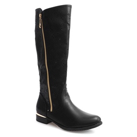 Bottes ajourées 6769 Noir 1