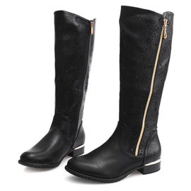 Bottes ajourées 6769 Noir le noir 2