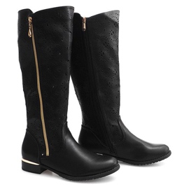 Bottes ajourées 6769 Noir le noir 3