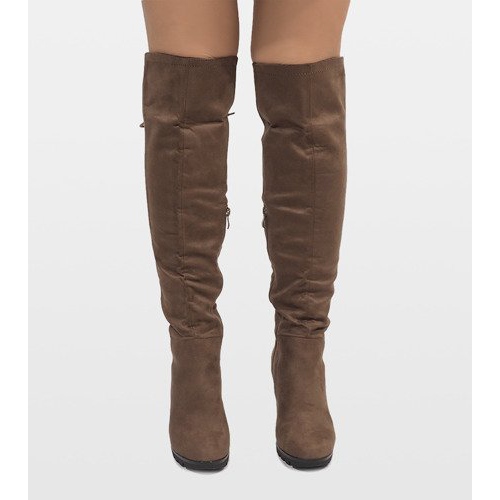 Bottes isolées taupe sur poteau N503 gris 2