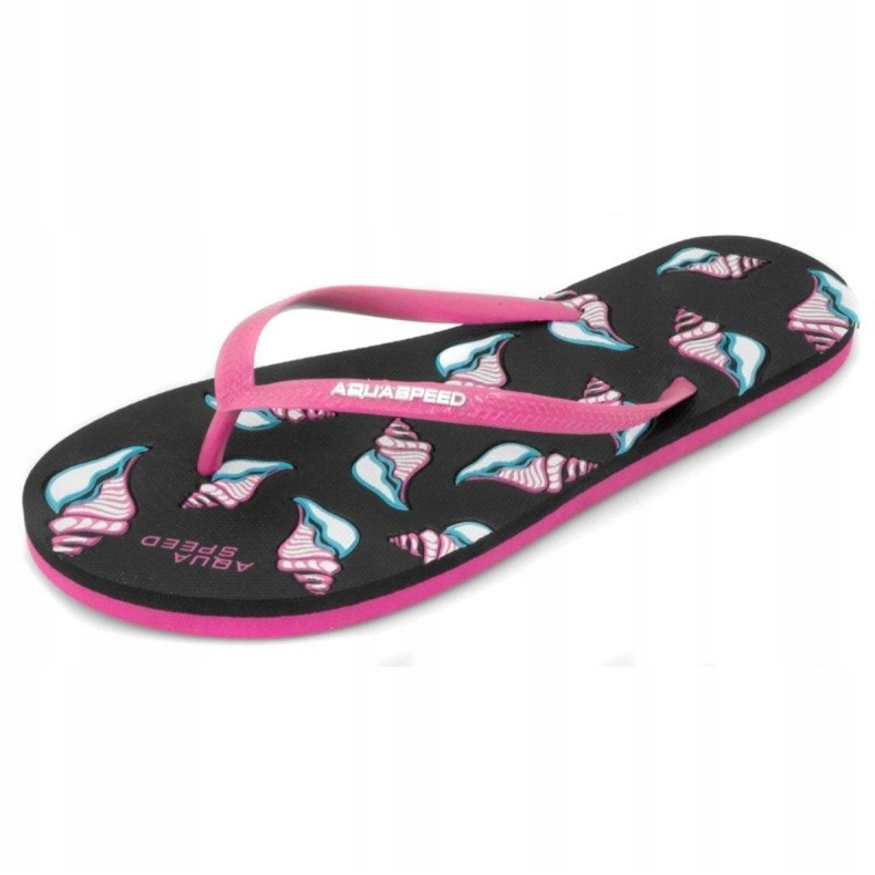 Aqua-Speed ​​​​Napoli W 40874-49564 tongs noir rose 1