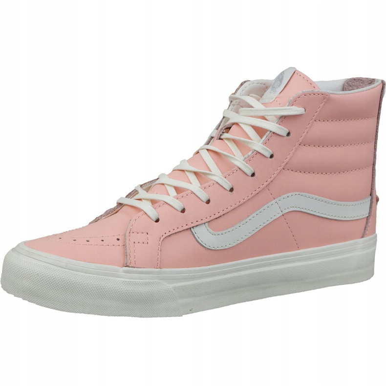 Chaussures Vans Sk8-Hi Slim Zip W VXH8JMZ rose 1