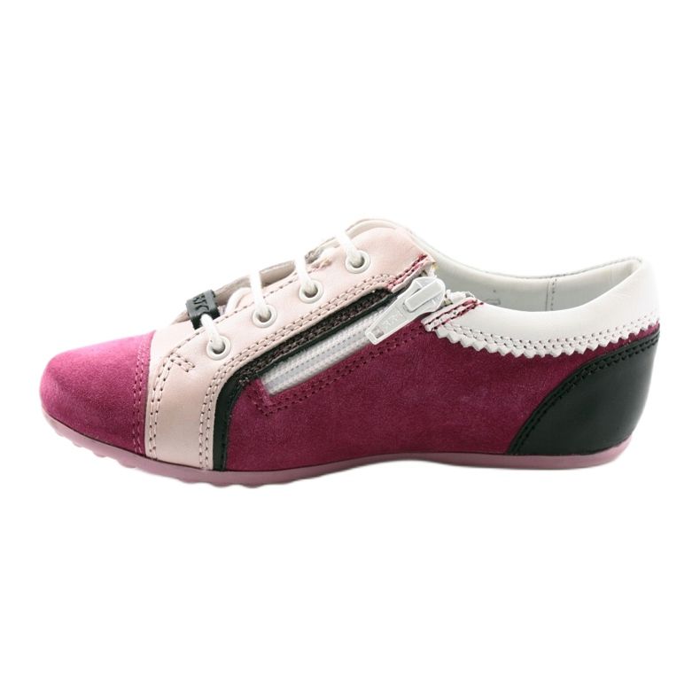 Chaussures basses pour enfants Bartek 45293 rose noir blanc 2