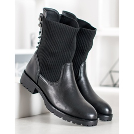 SDS Bottes à enfiler le noir 1 SDS Bottes à enfiler le noir 1