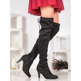 Filippo Bottes à talons hauts le noir 3